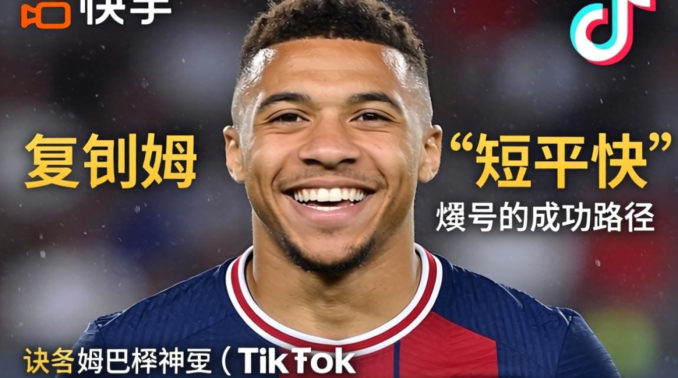 快手姆巴佩 TikTok 账号内容创作从零开始