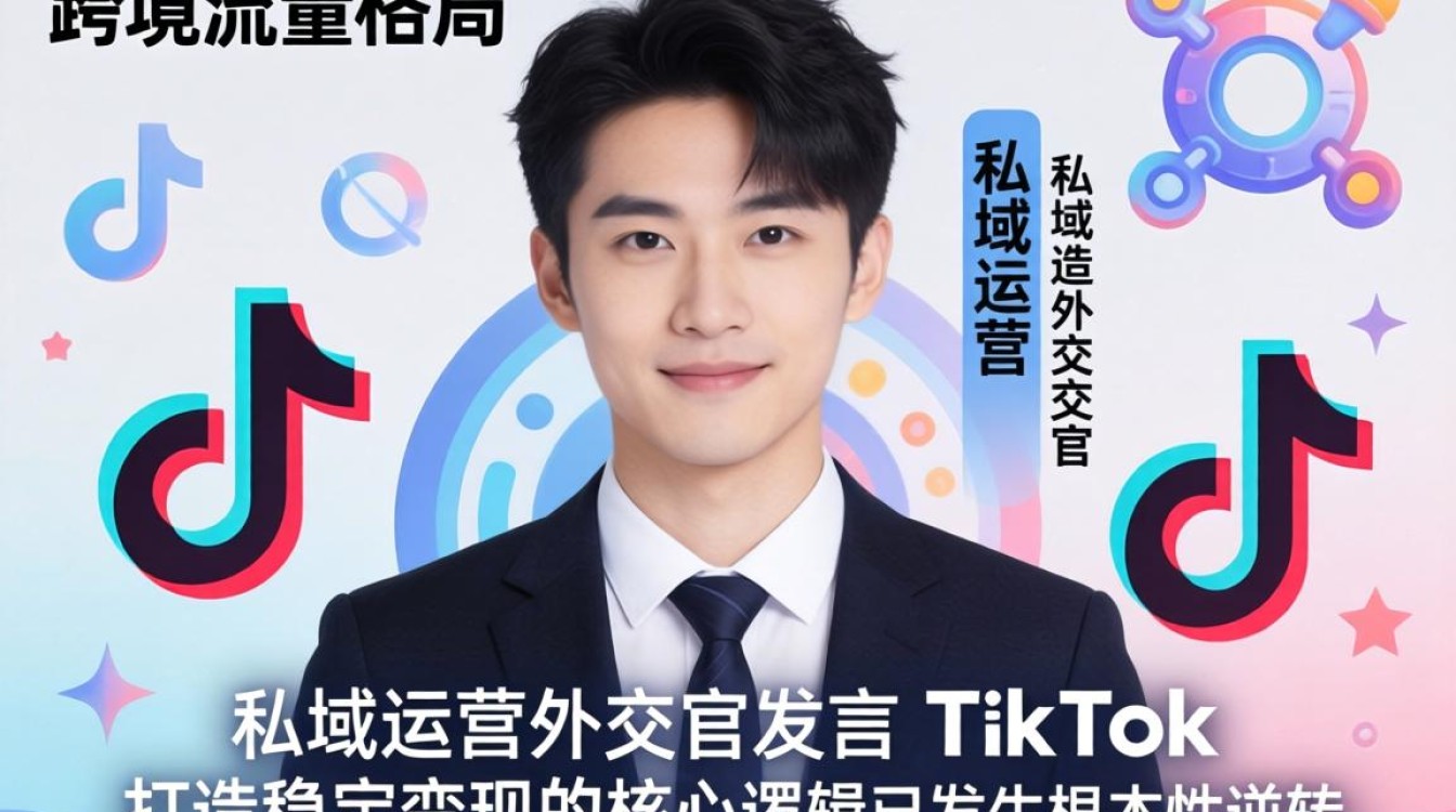 私域运营外交官发言tiktok打造稳定变现