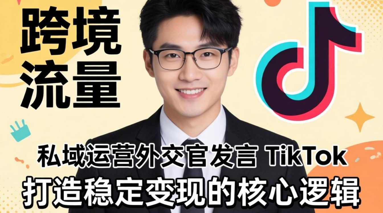 私域运营外交官发言tiktok打造稳定变现