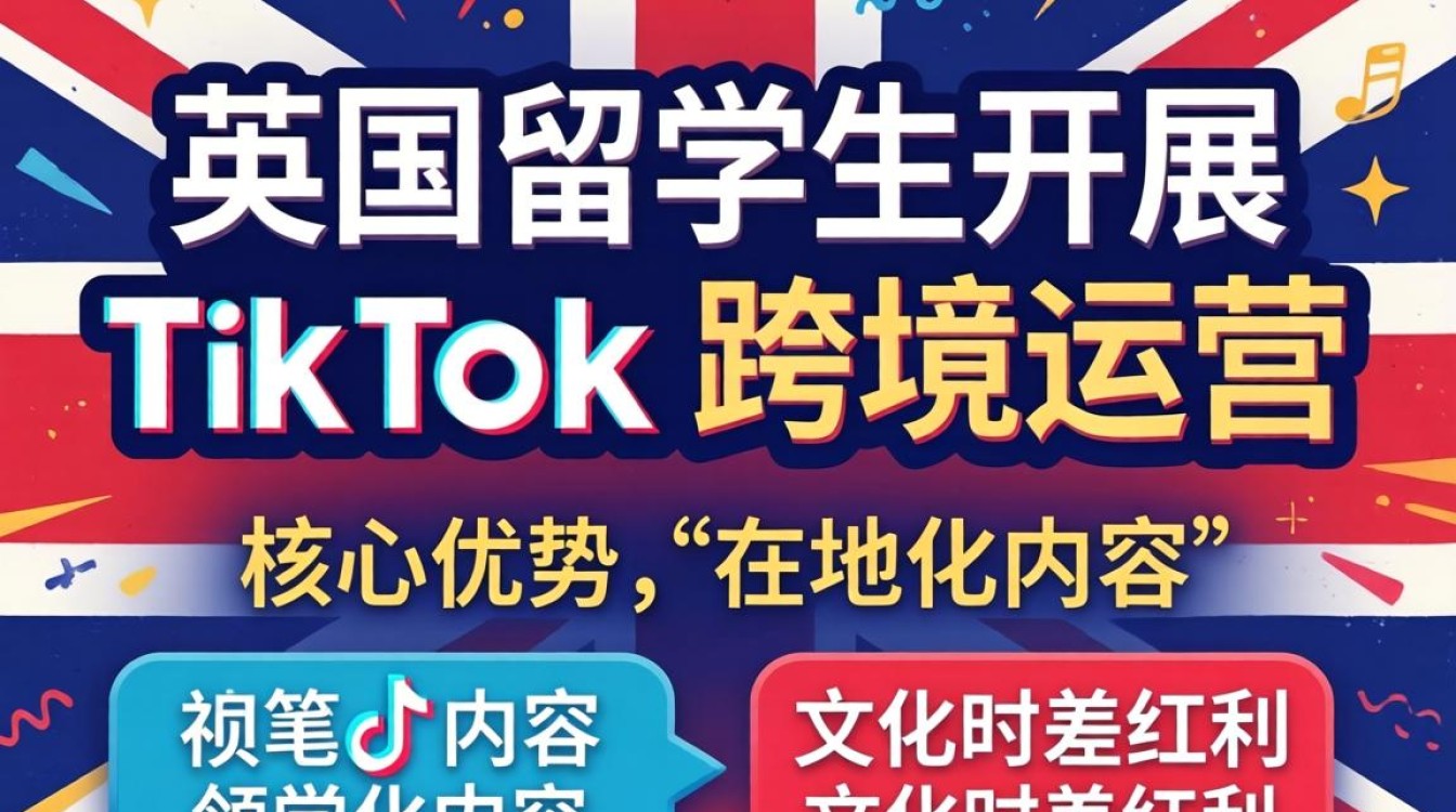 TikTok 英国留学生跨境运营从入门到进阶
