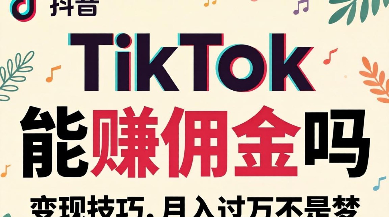 TikTok 能赚佣金吗