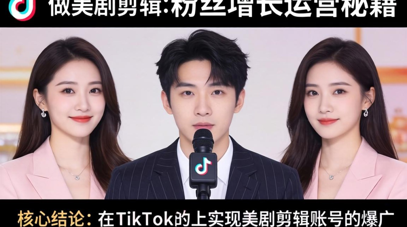 TikTok 做美剧剪辑粉丝增长运营秘籍