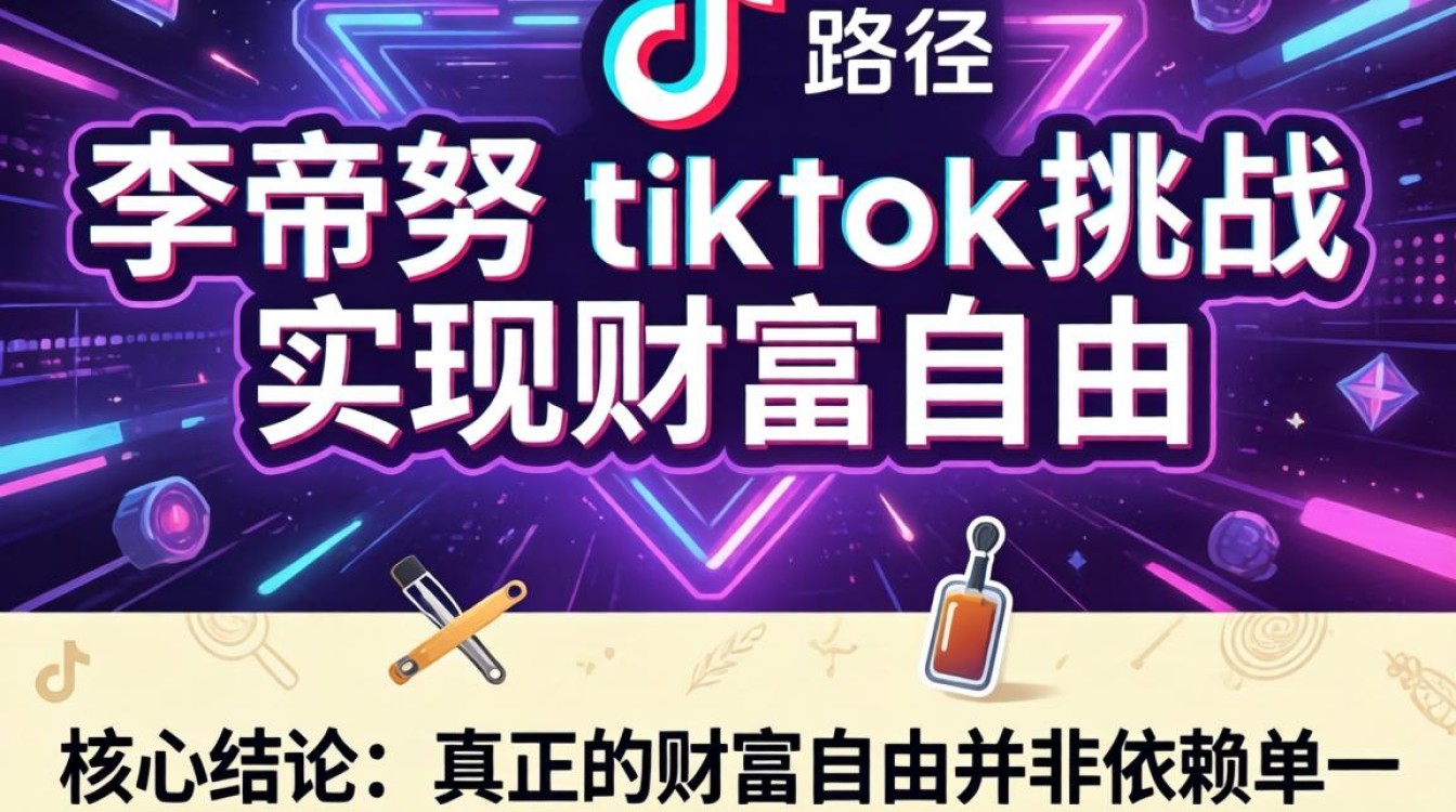 创业路径李帝努 tiktok 挑战能实现财富自由吗