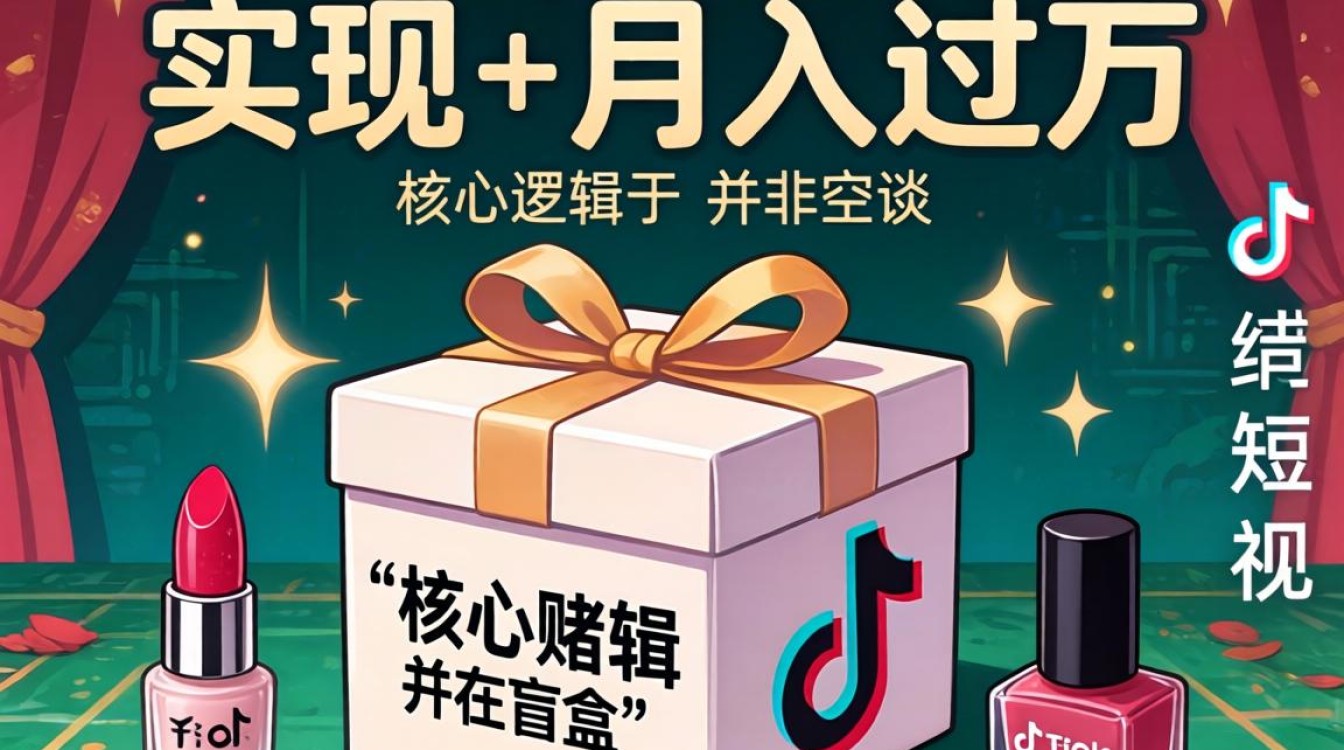 TikTok 美甲盲盒月入过万技巧