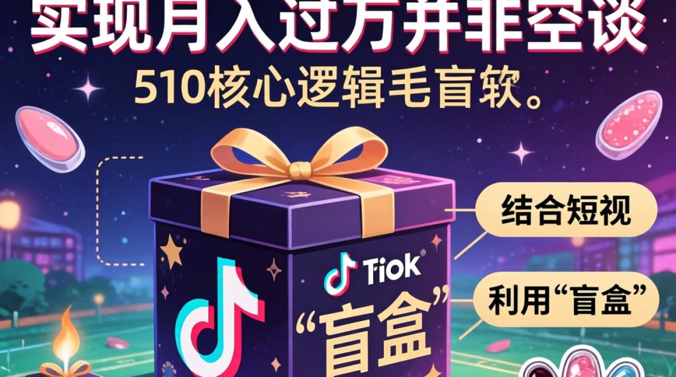 TikTok 美甲盲盒月入过万技巧