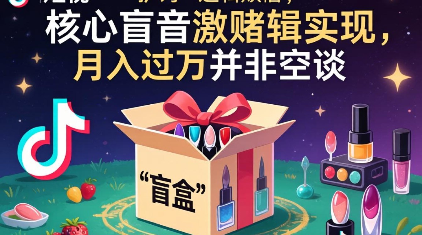 TikTok 美甲盲盒月入过万技巧