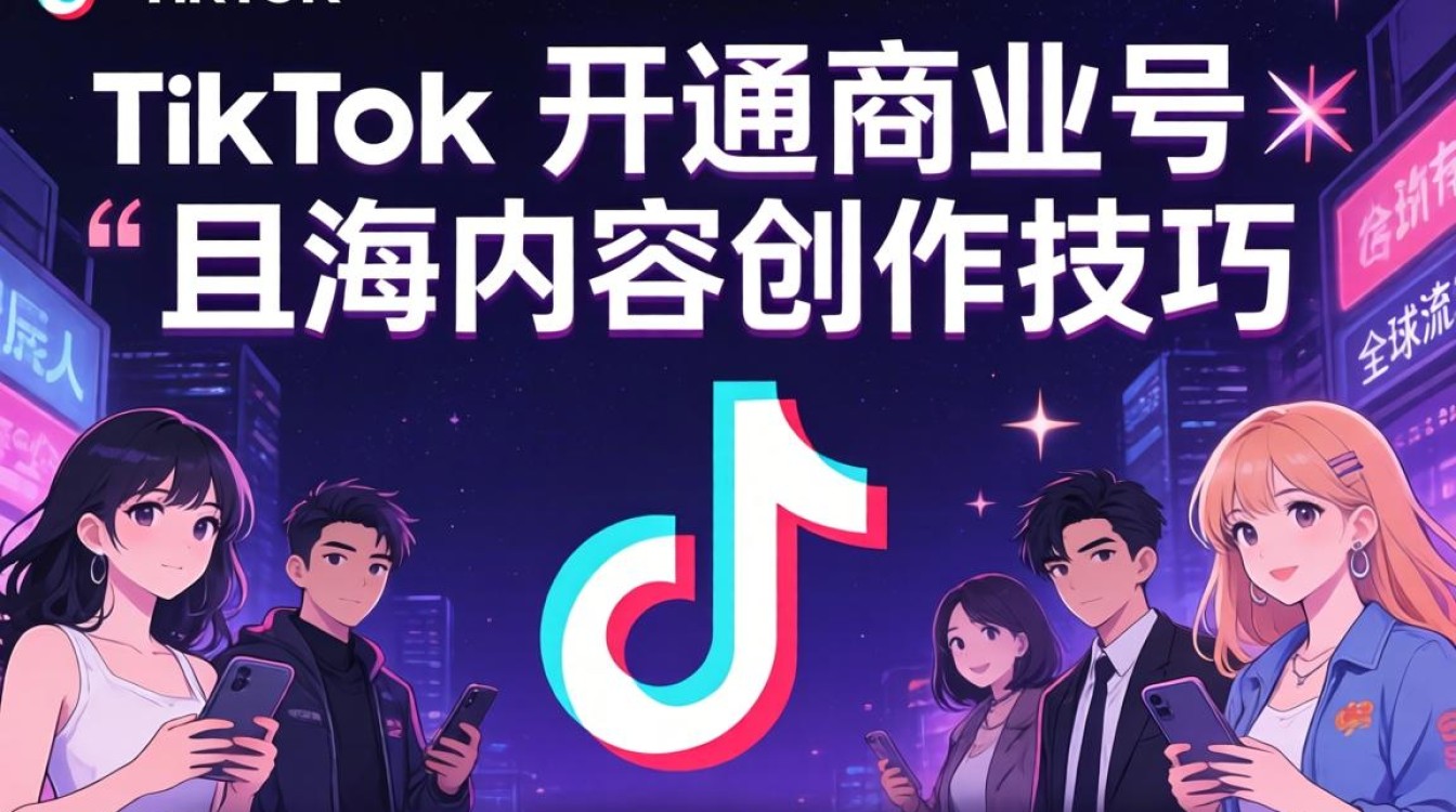 TikTok 开通商业号 出海内容创作技巧