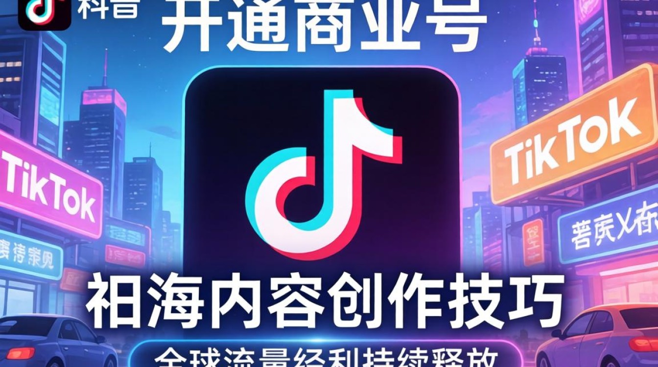 TikTok 开通商业号 出海内容创作技巧