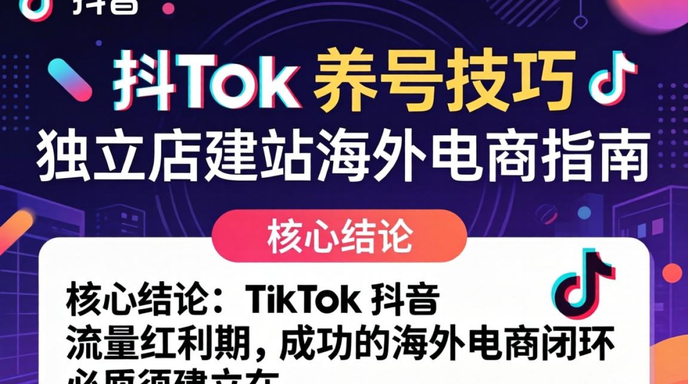 TikTok 的养号技巧 独立站建站海外电商指南