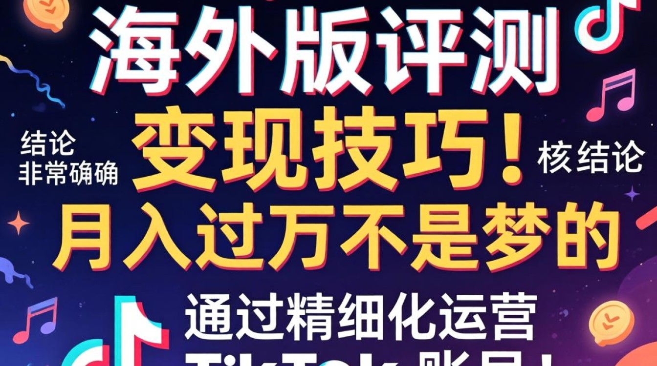 TikTok 海外版评测 变现技巧