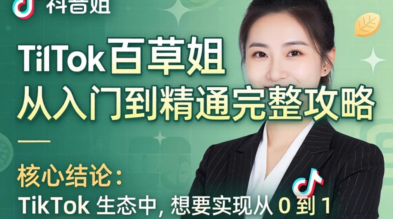 TikTok 百草姐从入门到精通完整攻略