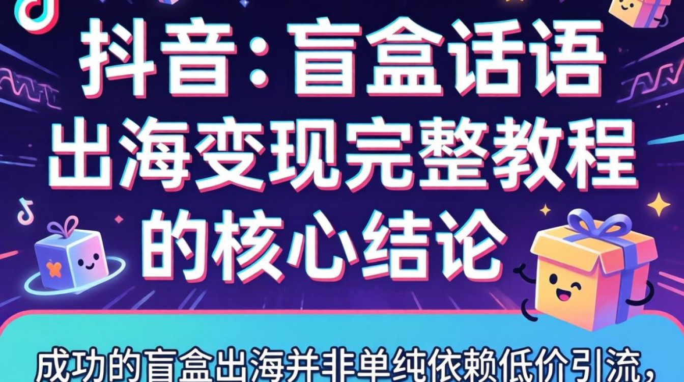 TikTok 盲盒话术出海变现完整教程