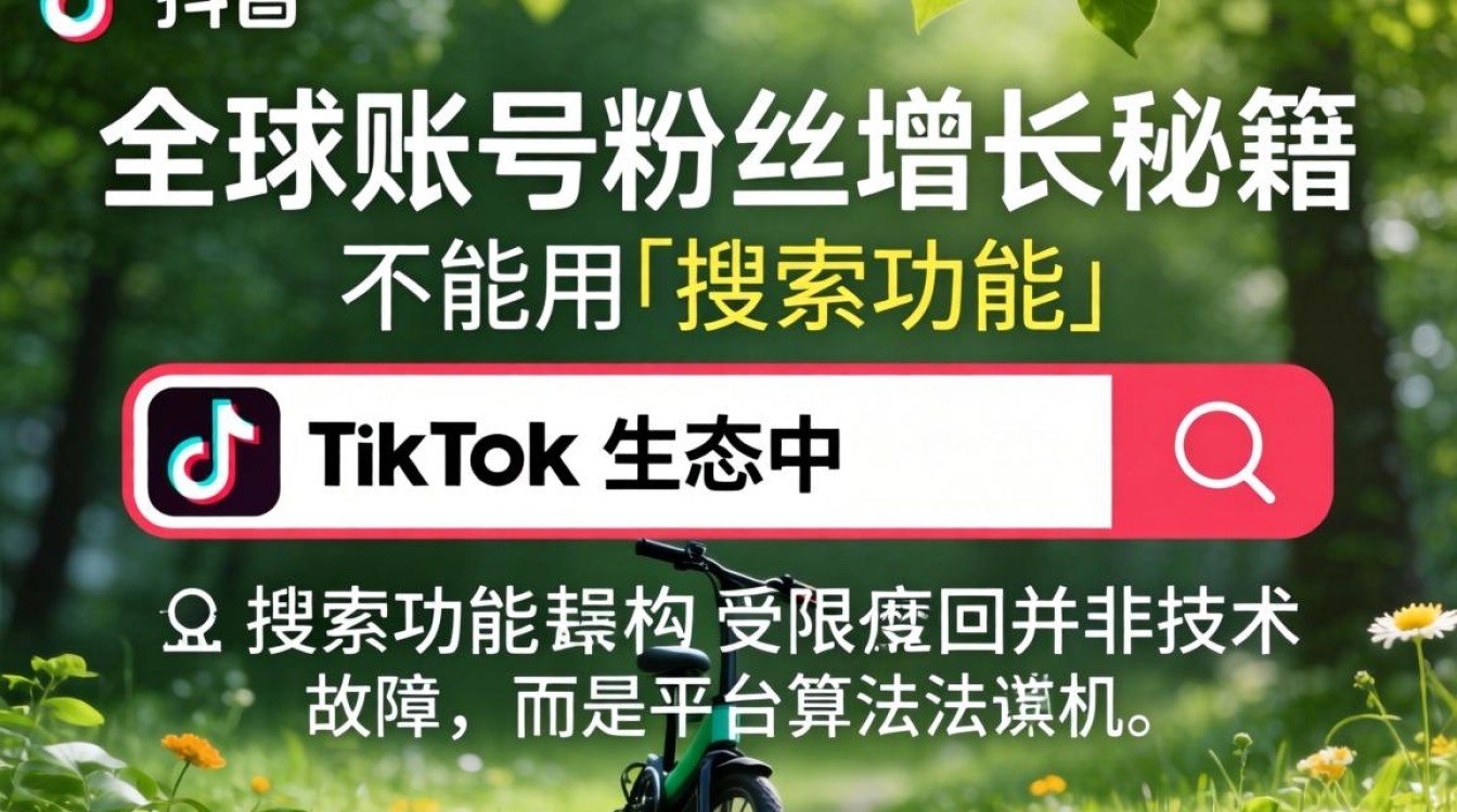 TikTok 不能用搜索功能怎么办