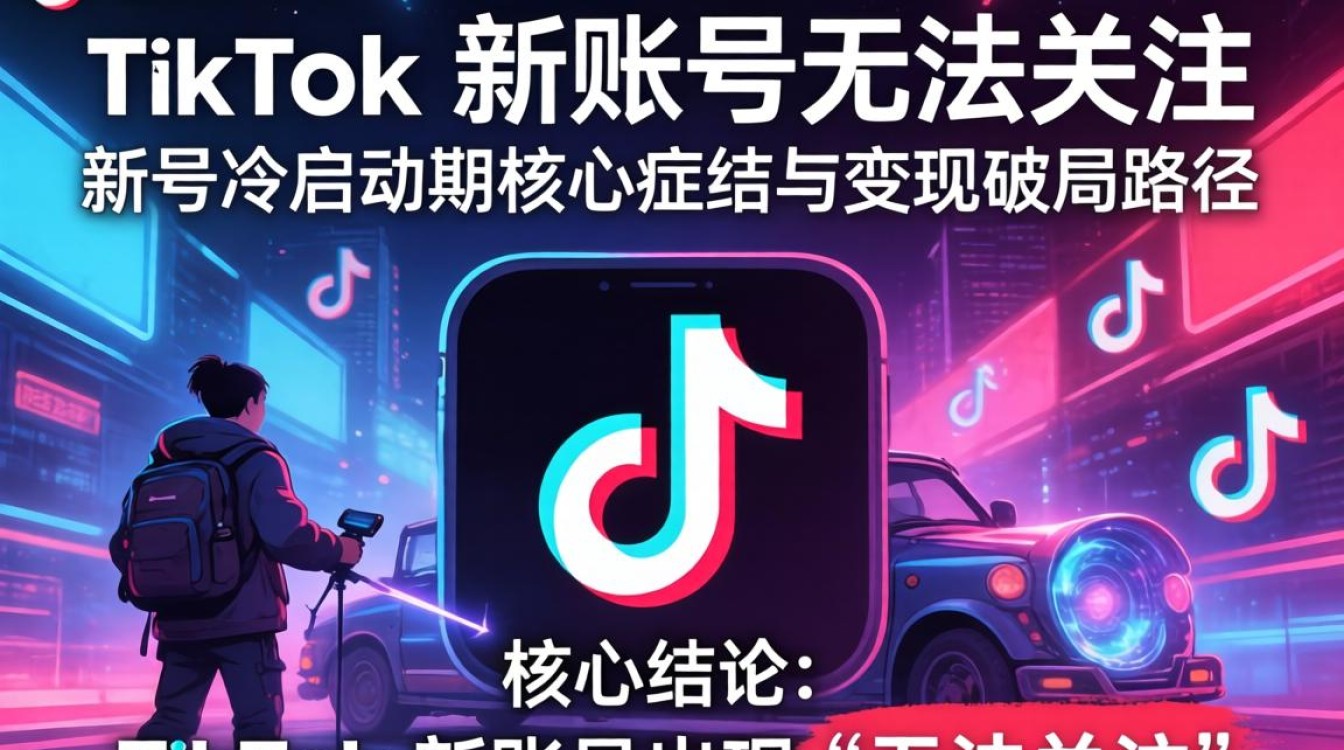 TikTok 新账号无法关注怎么解决