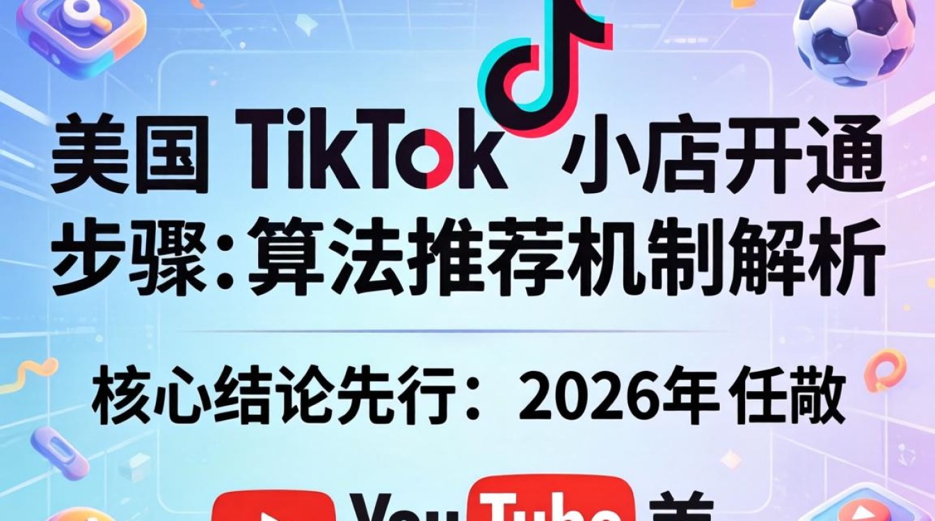 YouTube 美国 TikTok 小店开通步骤是什么