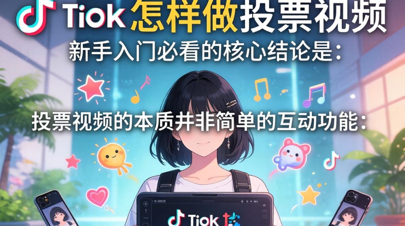 TikTok 怎样做投票视频