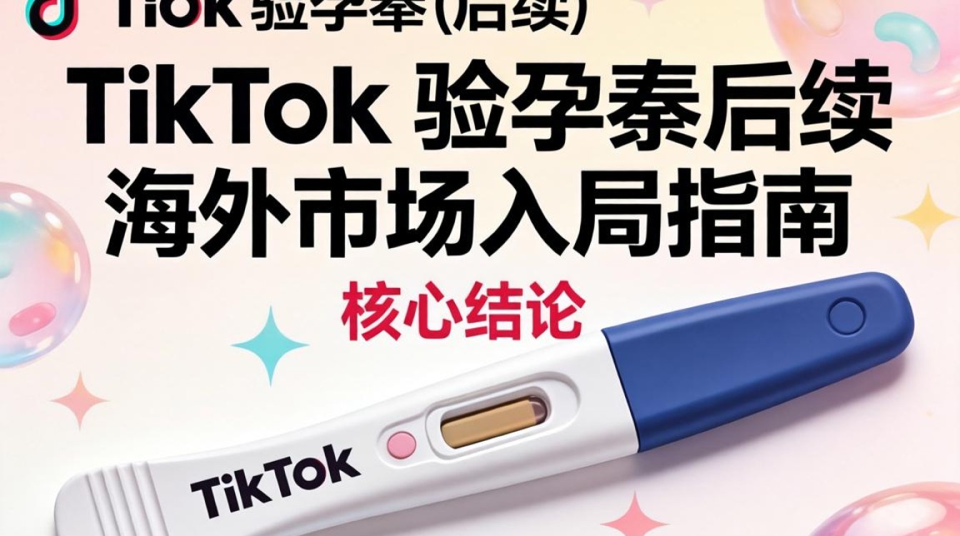 TikTok 验孕棒后续 海外市场入局指南