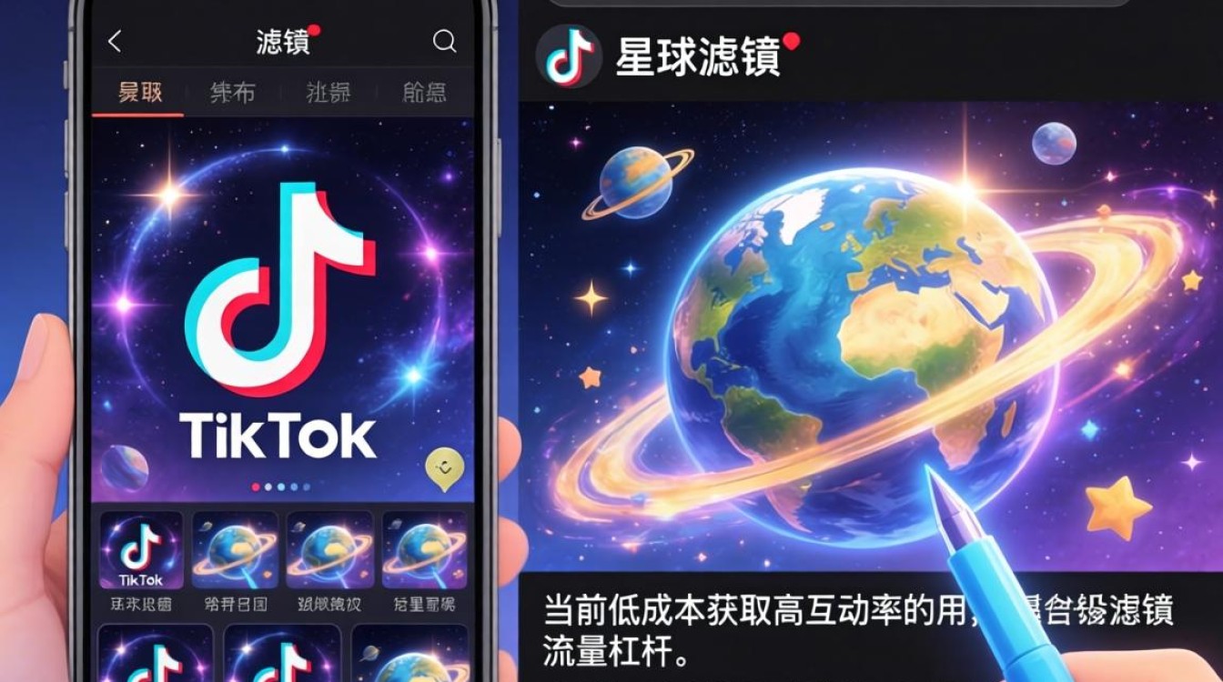 TikTok 星球滤镜在哪里