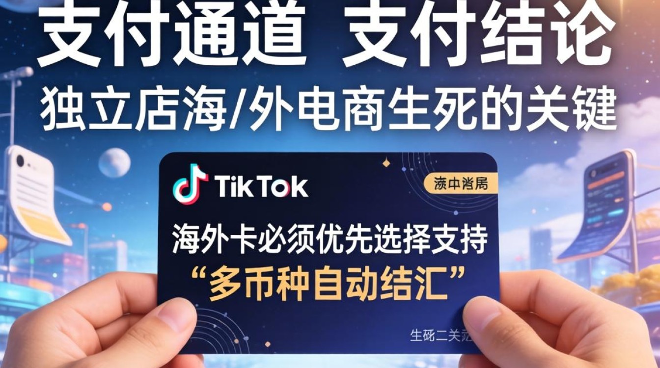 TikTok 海外卡怎么选择