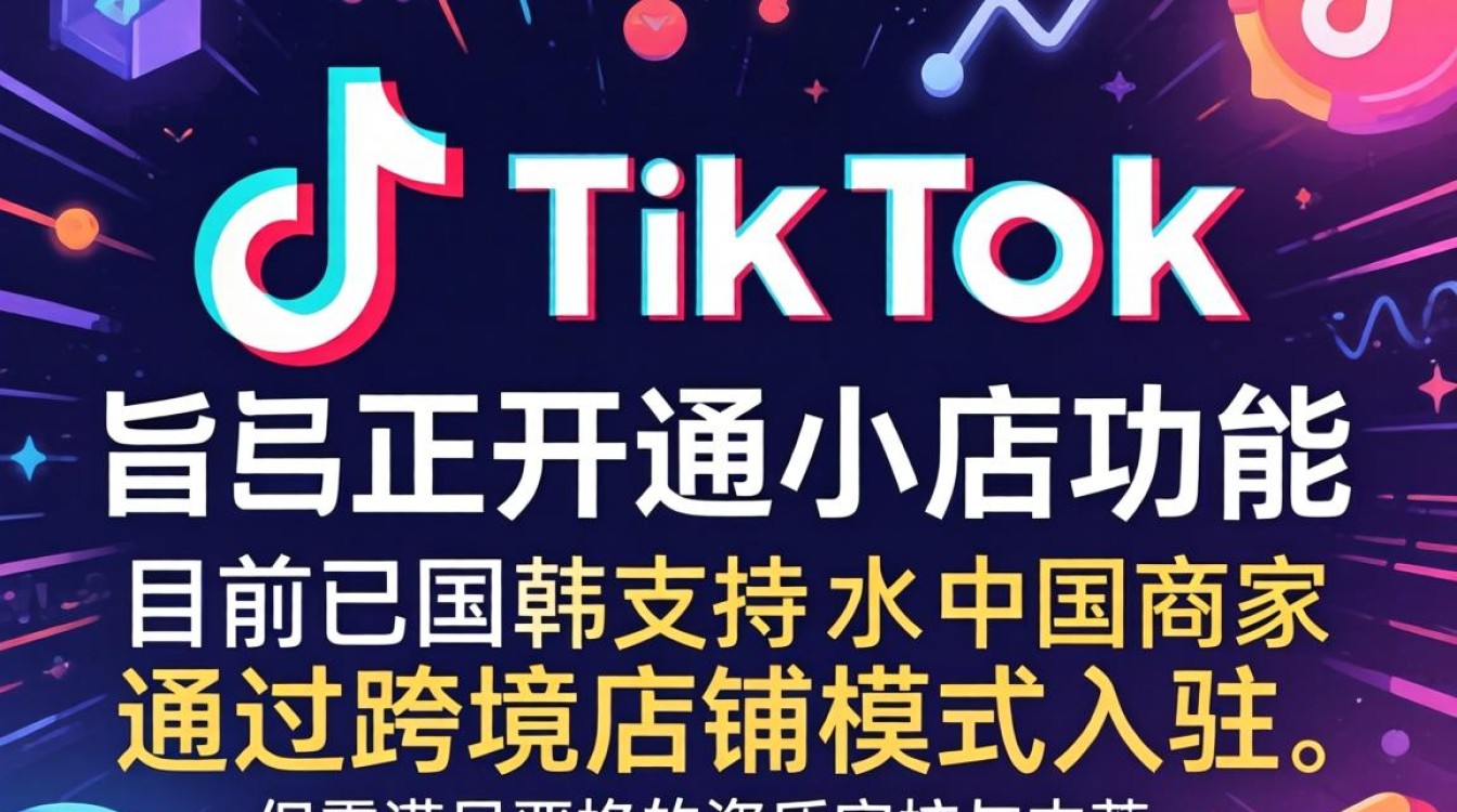 韩国TikTok开店条件及入驻流程