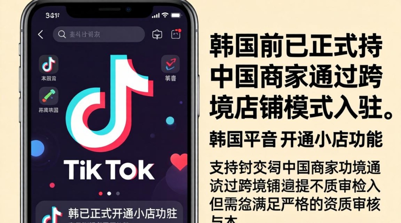 韩国TikTok开店条件及入驻流程