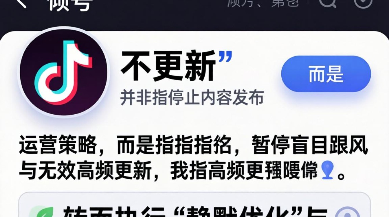 TikTok 怎么设置不要更新