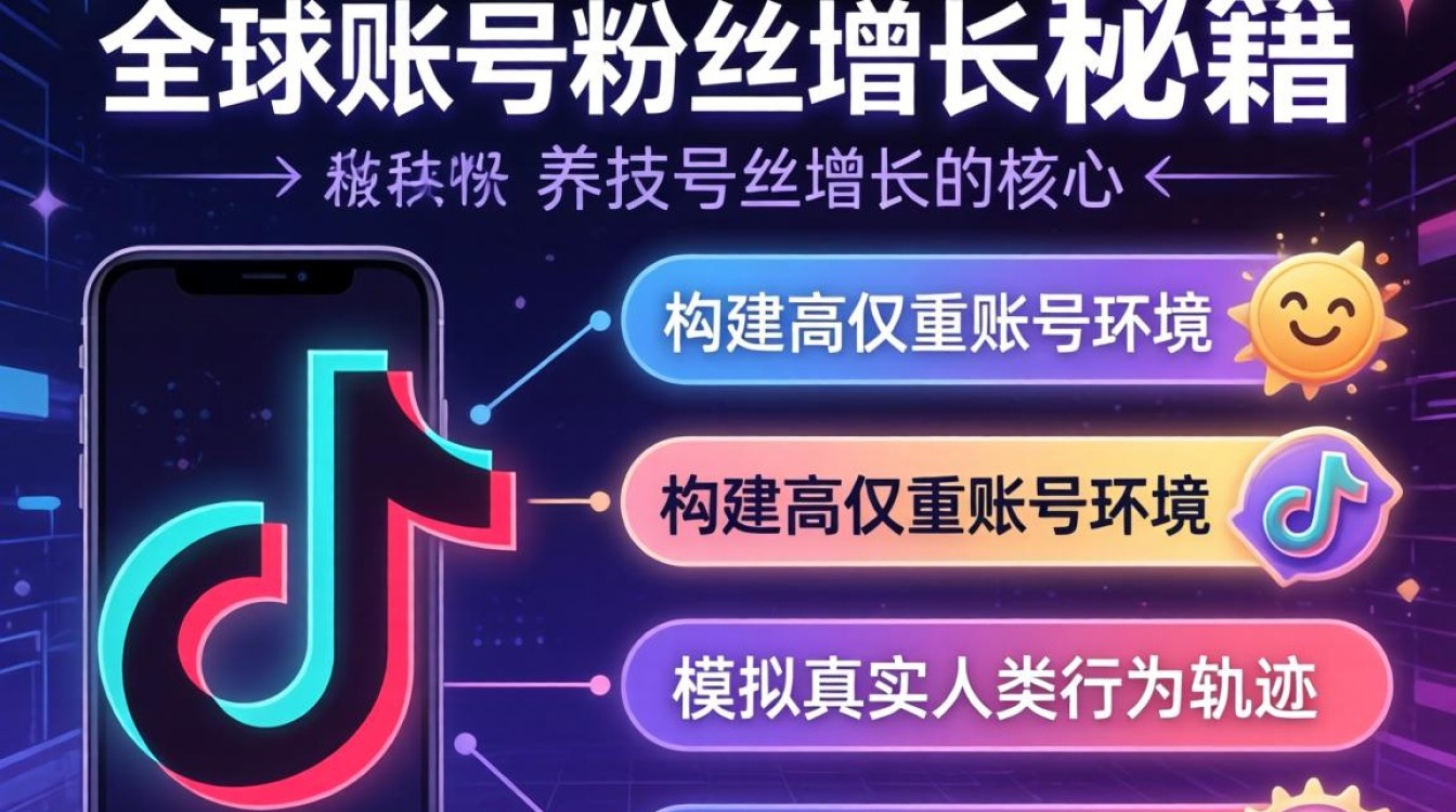 TikTok 养号的技巧全球账号粉丝增长秘籍