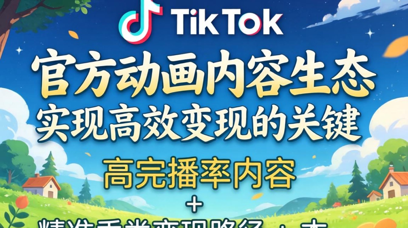 TikTok 官方版动画如何变现