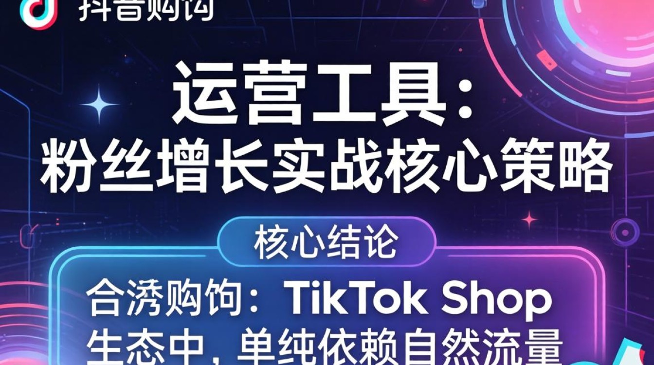 TikTok shop运营工具粉丝增长运营秘籍