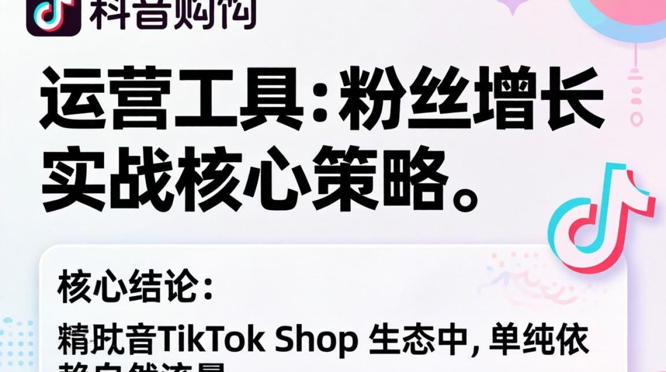 TikTok shop运营工具粉丝增长运营秘籍