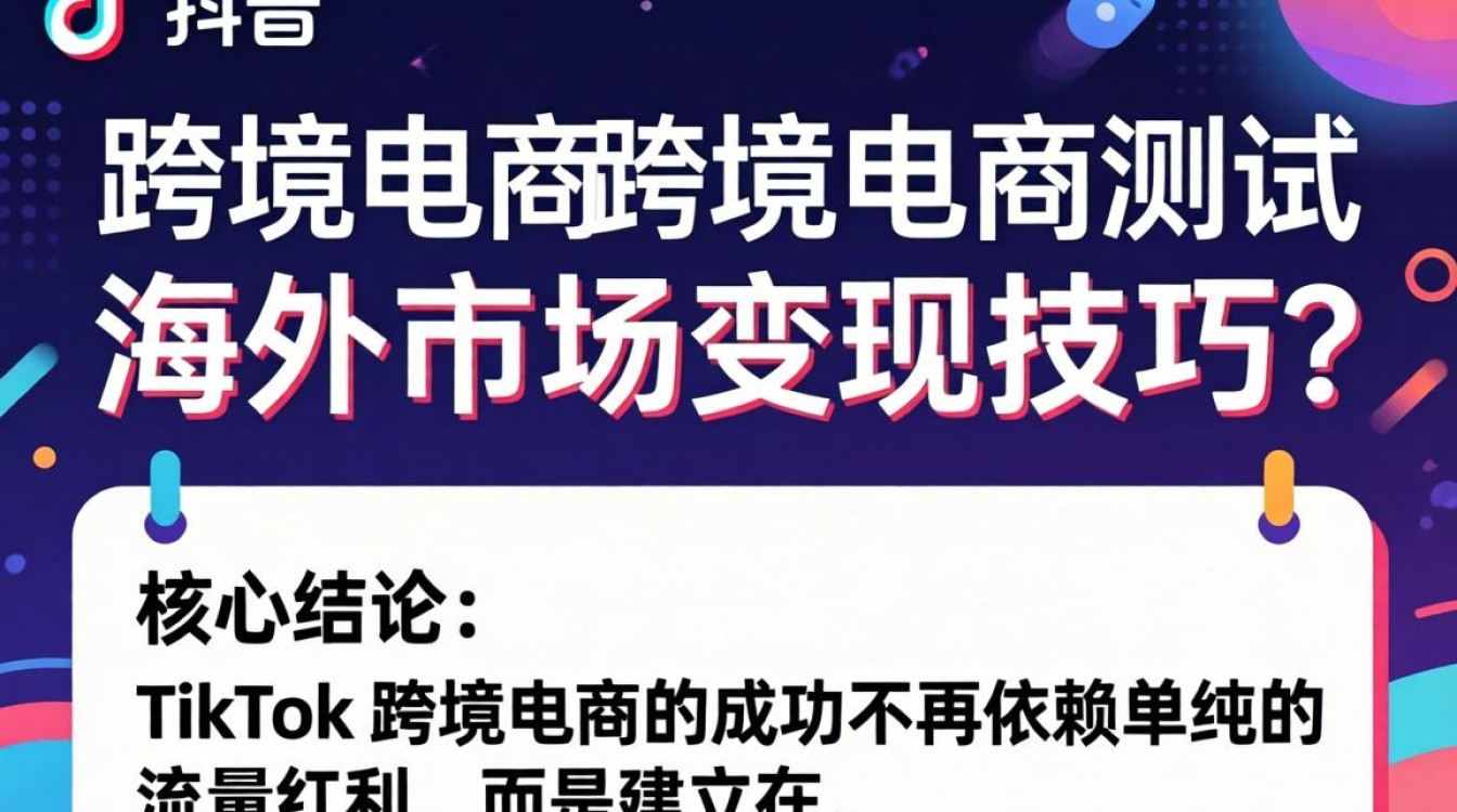 TikTok 跨境电商测试怎么变现