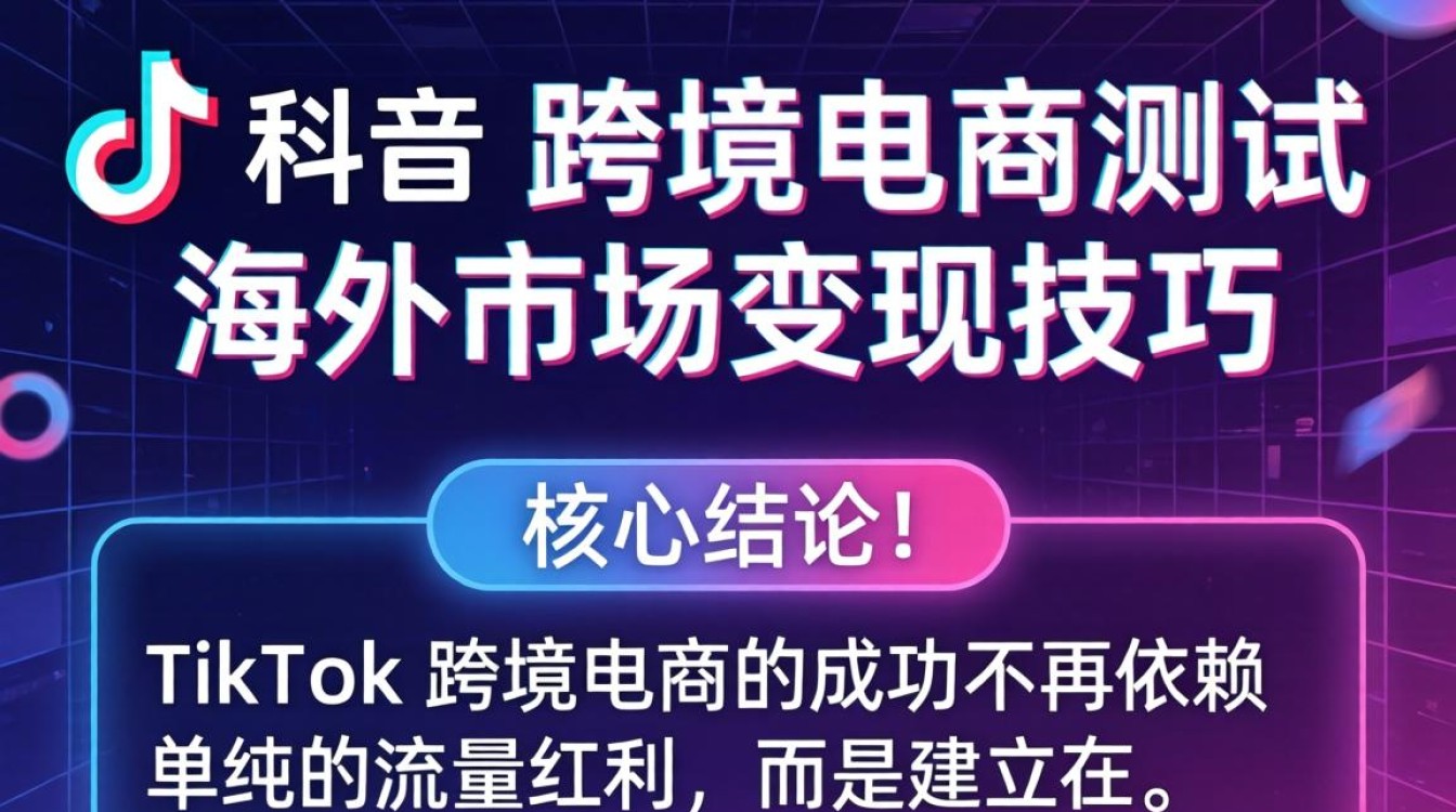 TikTok 跨境电商测试怎么变现