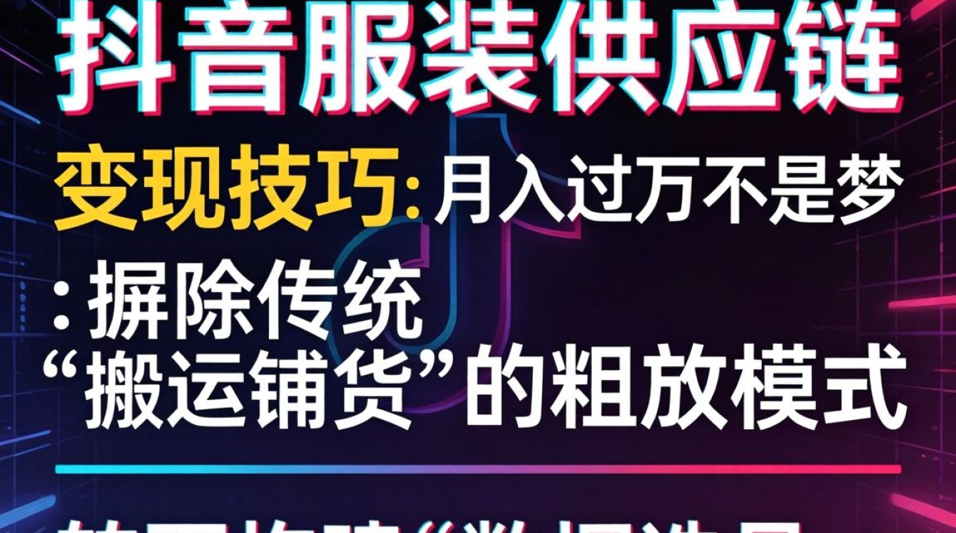 TikTok 服装供应链变现技巧