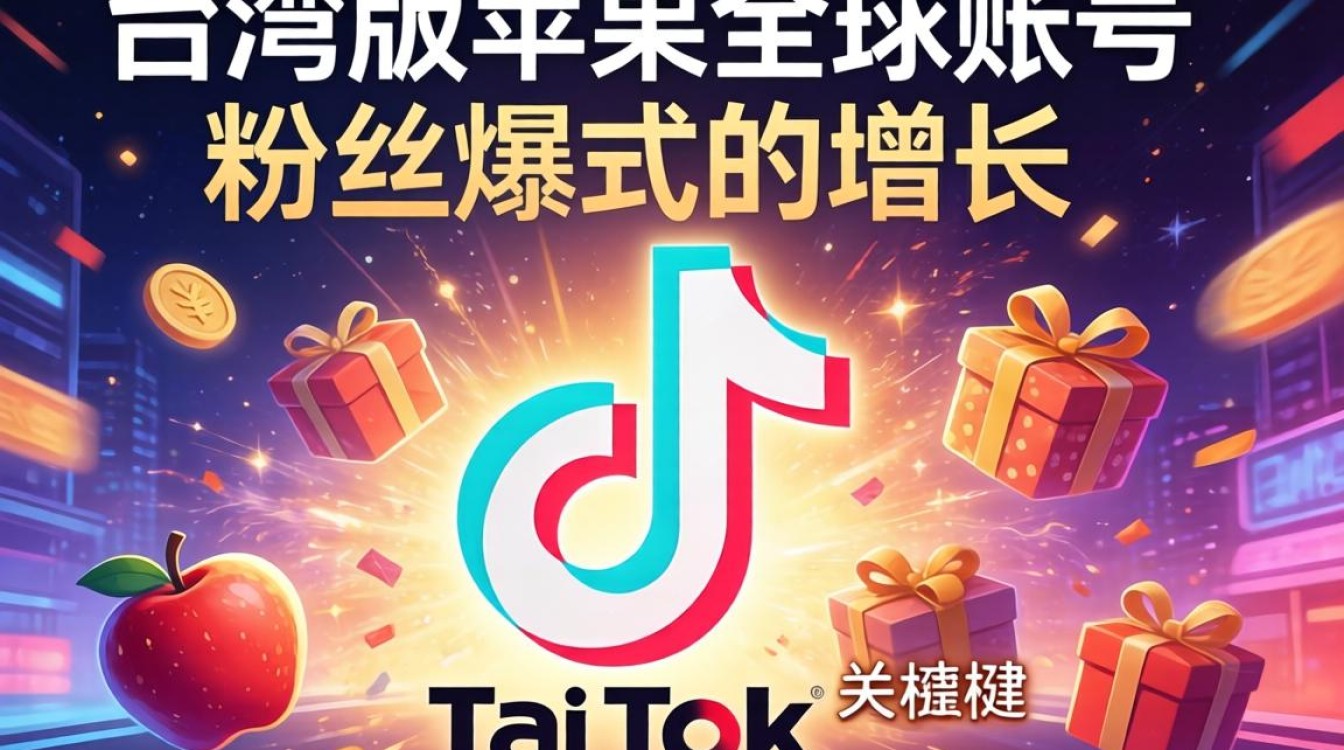 TikTok 台湾版苹果全球账号粉丝增长秘籍