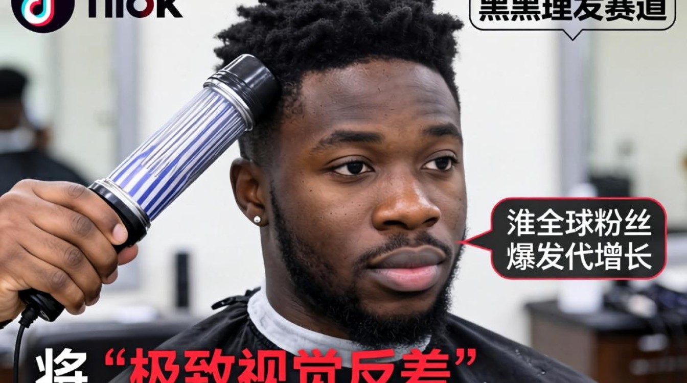 TikTok 黑人理发搞笑视频全球账号粉丝增长秘籍