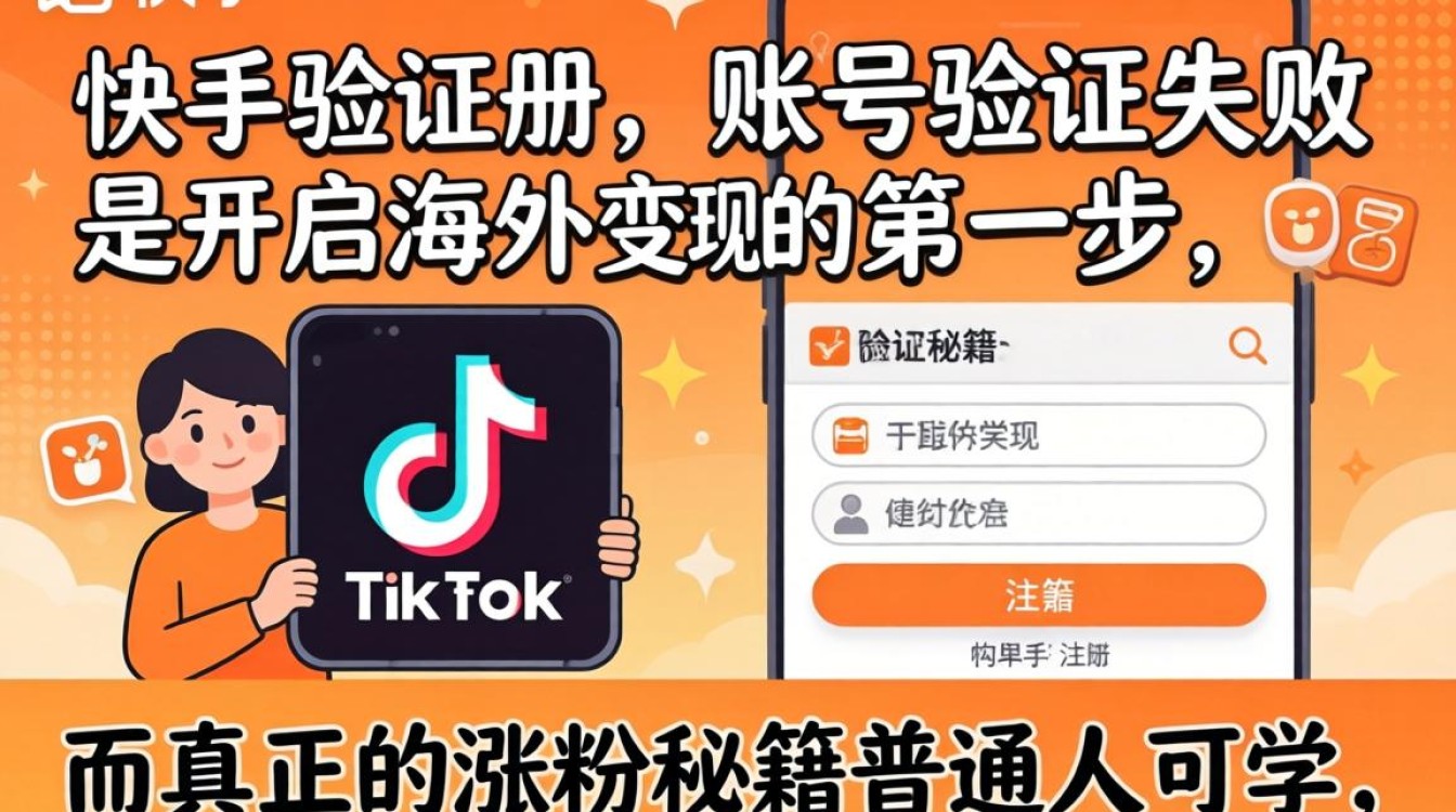 快手注册TikTok账号验证失败怎么办