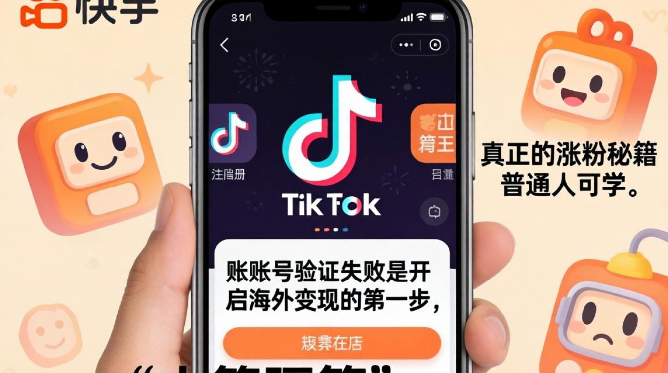 快手注册TikTok账号验证失败怎么办