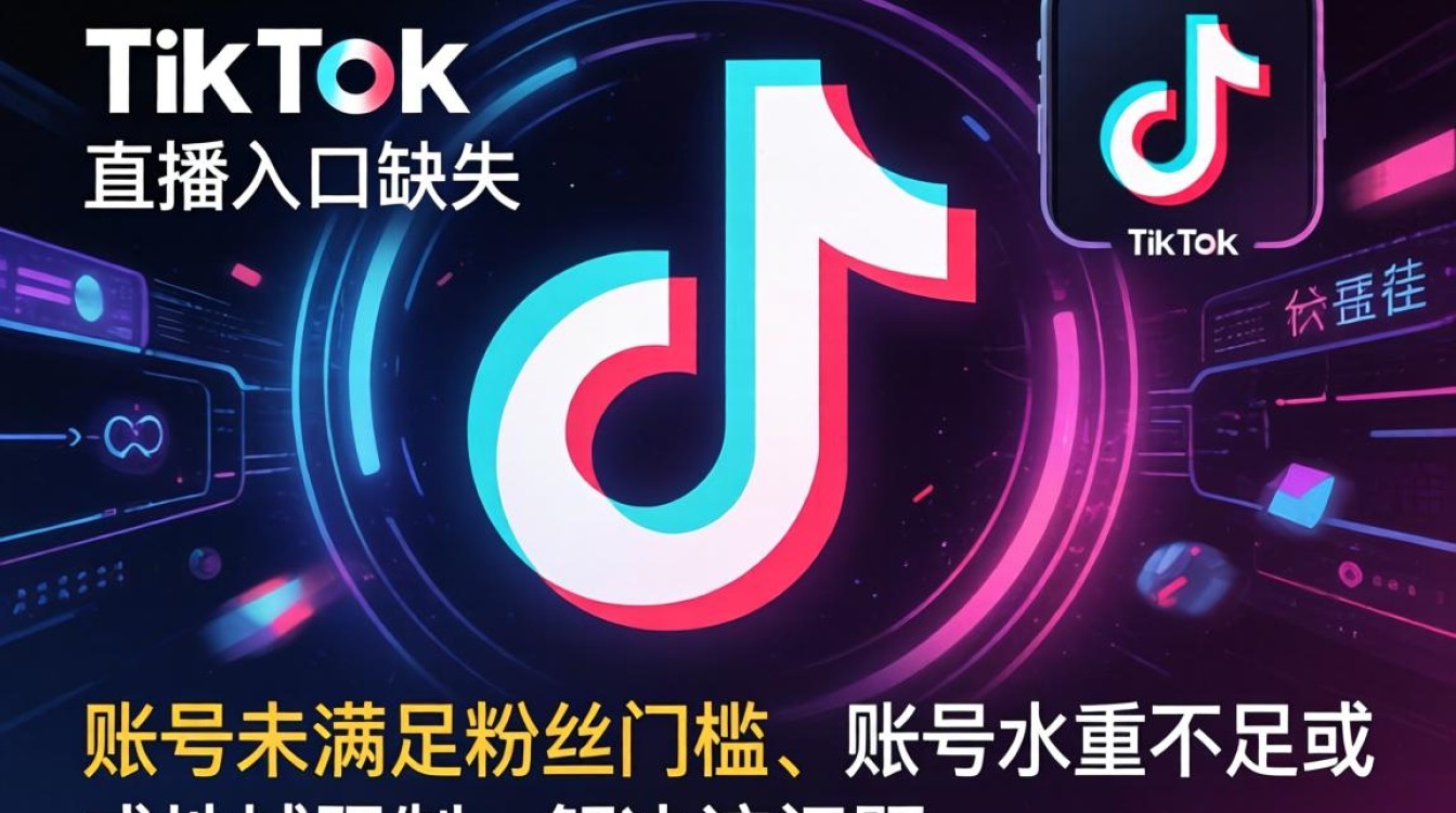 TikTok 怎么没有直播入口