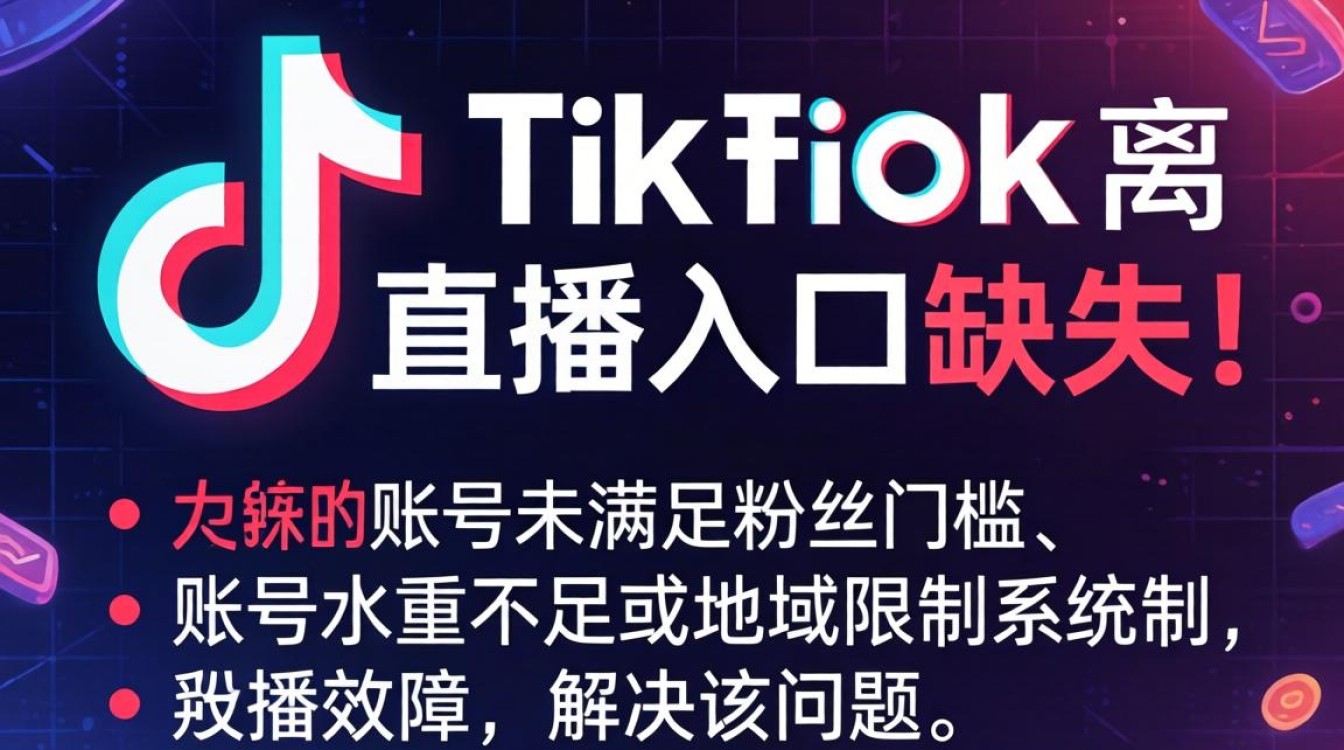 TikTok 怎么没有直播入口