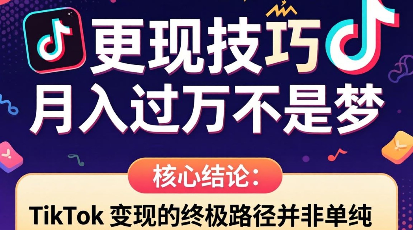 TikTok 变现技巧月入过万