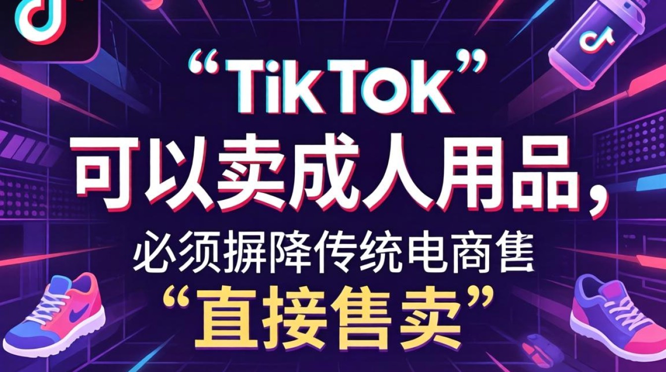 TikTok 可以卖成人用品吗