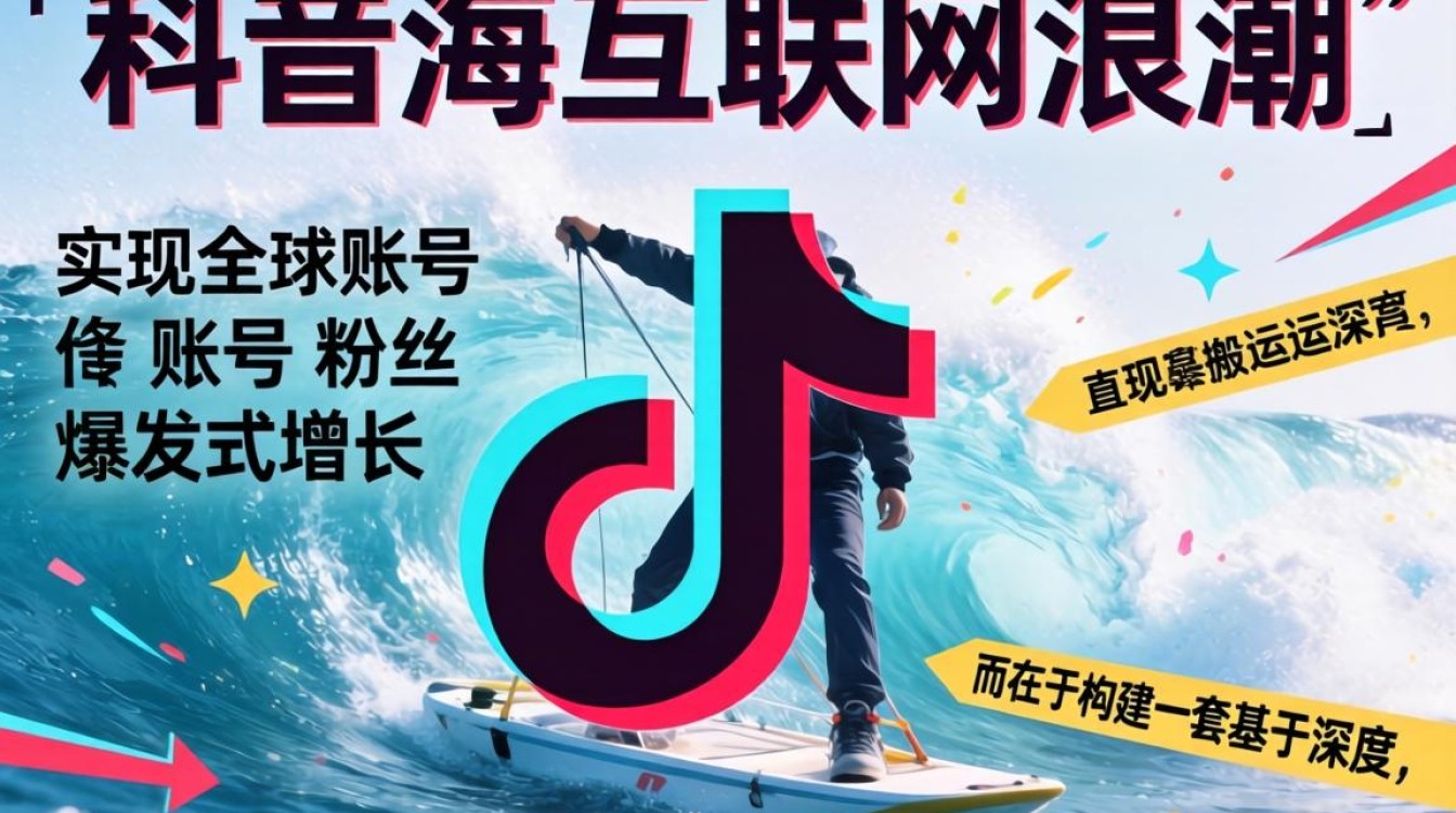 TikTok 出海互联网全球账号粉丝增长秘籍
