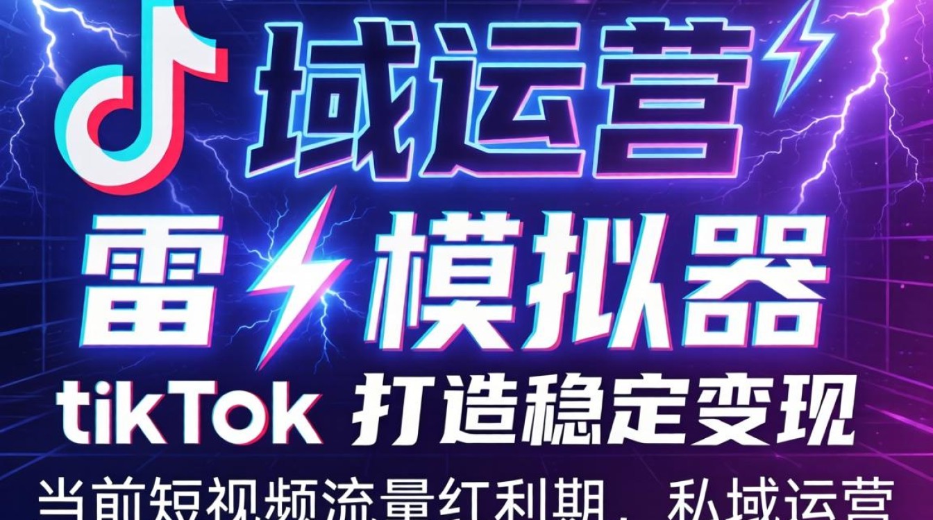 私域运营雷电模拟器 TikTok 打造稳定变现
