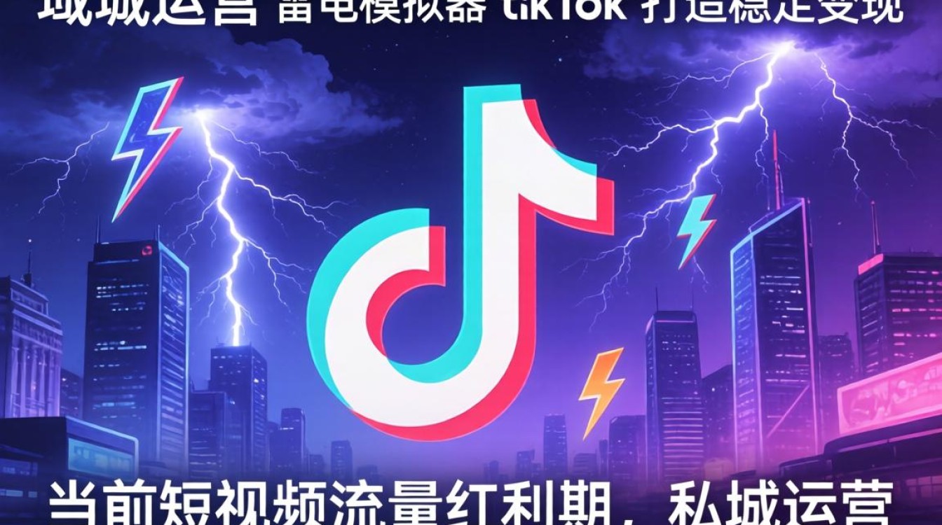 私域运营雷电模拟器 TikTok 打造稳定变现