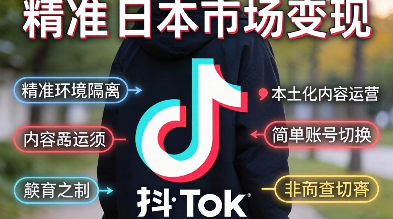 TikTok 切换日本地区方法
