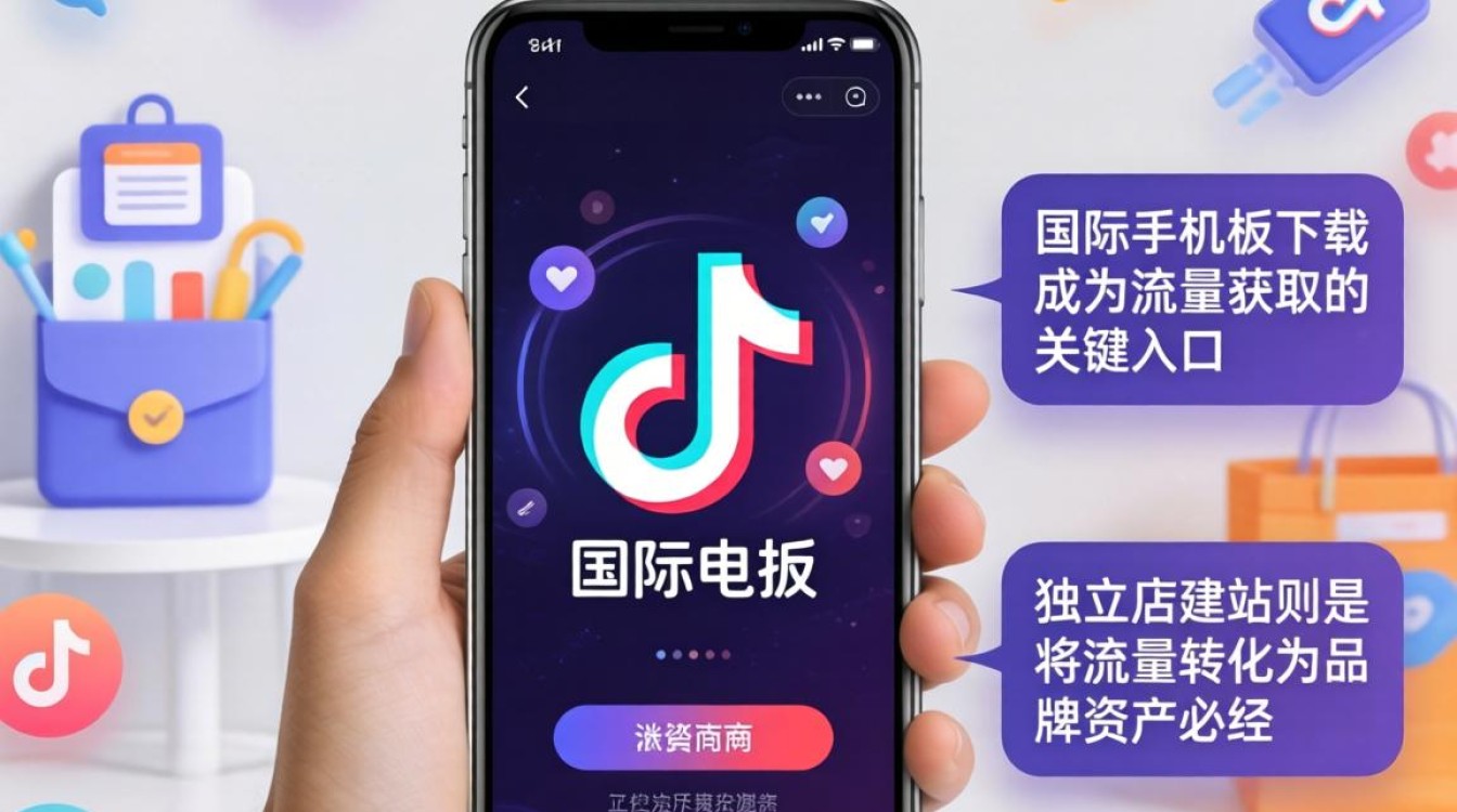 TikTok 国际手机版下载独立站建站海外电商指南