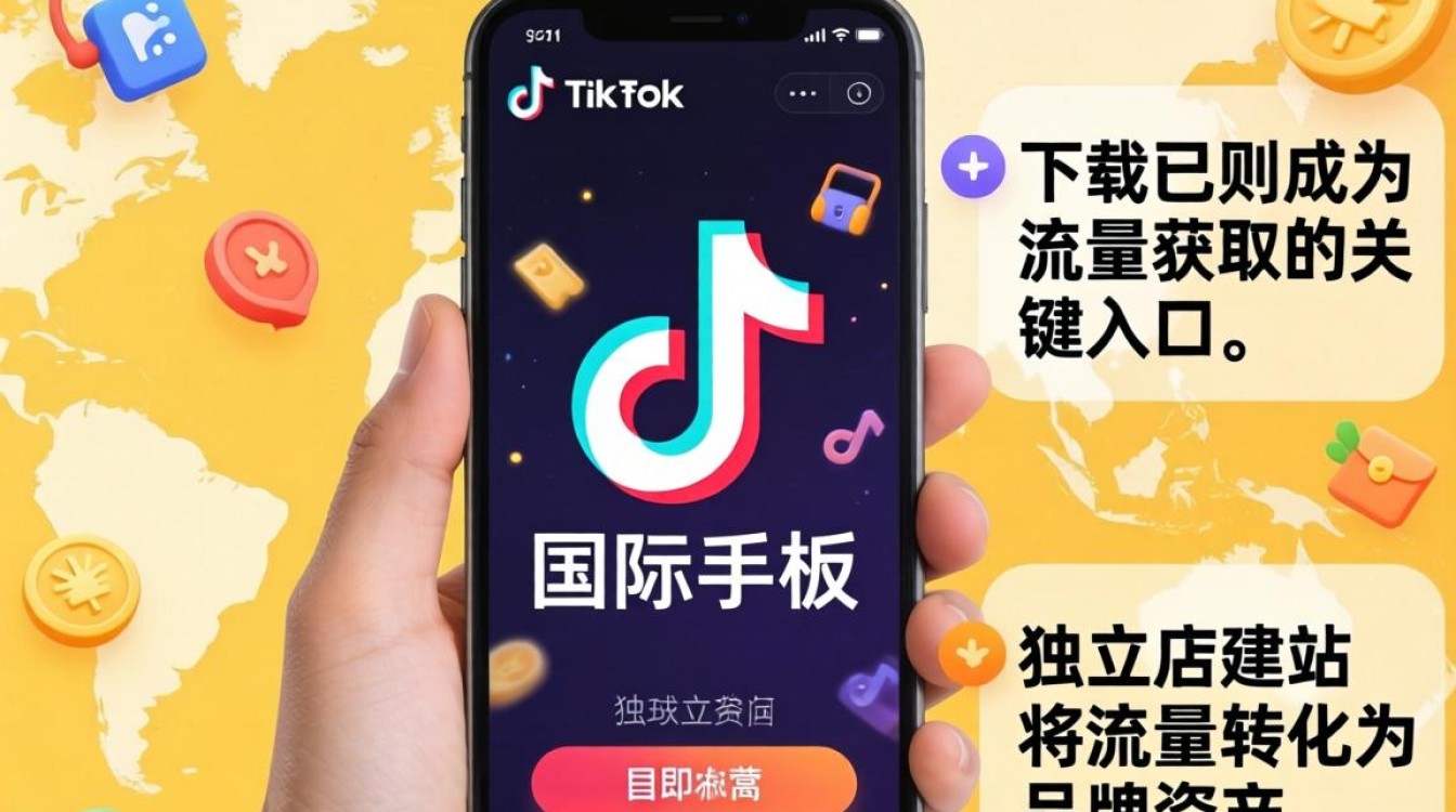 TikTok 国际手机版下载独立站建站海外电商指南
