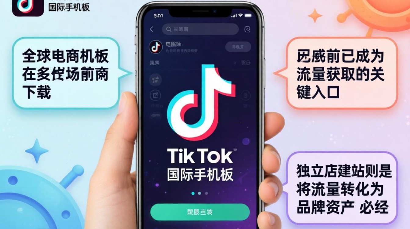 TikTok 国际手机版下载独立站建站海外电商指南