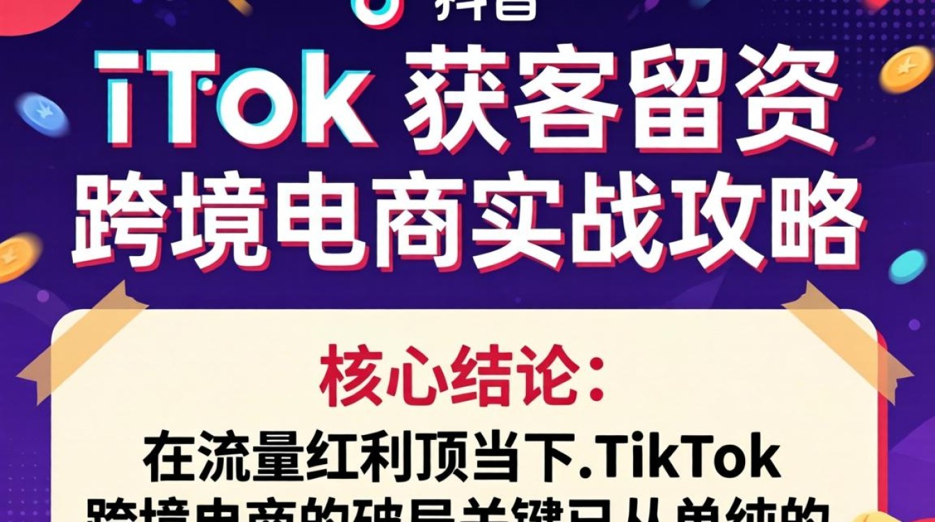 TikTok 获客留资 跨境电商实战攻略