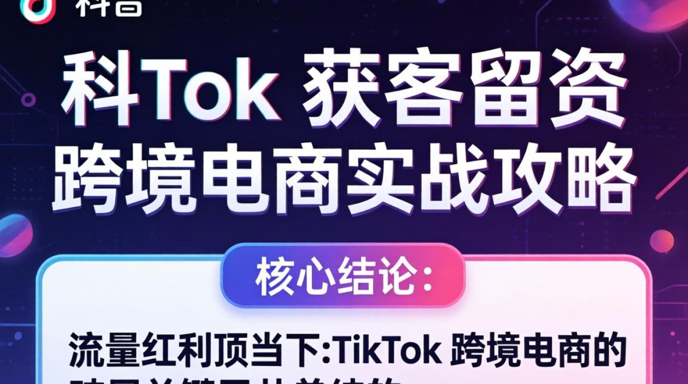 TikTok 获客留资 跨境电商实战攻略